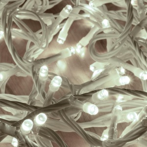 Ghirlandă cu LED-uri, cu legare în serie, 10 m, IP44