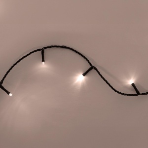 Ghirlanda luminoasa cu LED-uri, 240 LED-uri, 8 perechi, temporizator, alb cald, pentru exterior - Img 2
