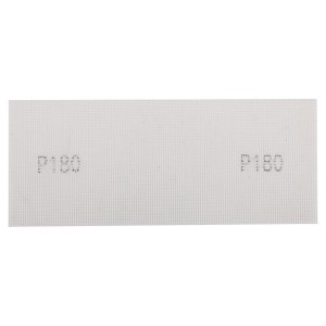 Grila/plasa de slefuire alba 115 x 280 mm, P180