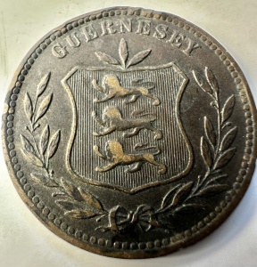 GUERNESEY - 8 DOUBLES 1903 - Img 2