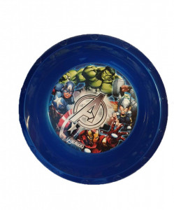 Gyermek mélytányér, műanyag, 165 mm, Bosszúállók, Marvel