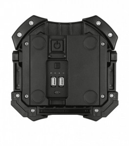 Hordozható reflektor, munkalámpa, kemping, 25 LED, 10W, 3.7V 4000mAh, 25 LED, 3.7V 4000mAh, power bank funkció, Osram - Img 5
