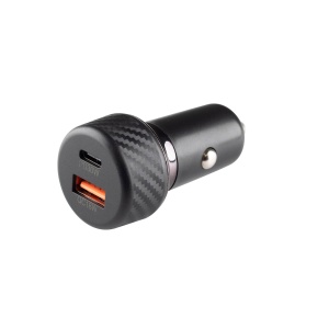 Încărcător rapid USB-A USB-C pentru mașină