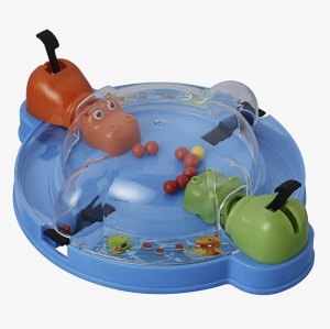 Joc interactiv copii, HASBRO, Hungry Hippos, +4ani, Multicolor - Img 2
