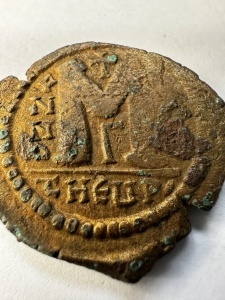 JUSTIN II and SOPHIA ( 565-578 AD ) - MONEDA ANTICA BIZANTINA - Img 2