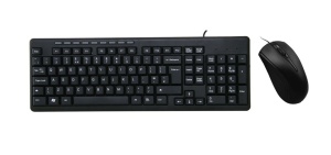 Kit tastatura QWERTY + Mouse, PC, conectare cu cablu USB, butoane multimedia, Builder - Img 3