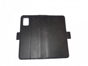 Kompatibilis flip-cover tok Samsung Galaxy A51 5G, 6.5", fekete, VKTools