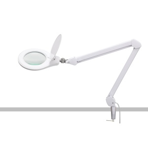 Lampă cu lupă LED, pentru masă, cu control al luminozității