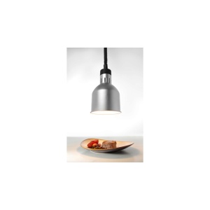 Lampa de incalzire cilindrica, argintie ø175x(H)250 - Img 2