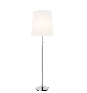 Lampa de podea PREMIUM, reglabila pe inaltime 1.30 - 1.55m, abajur 42 x 40cm ALB, soclu E27, LUCANDE - Img 7