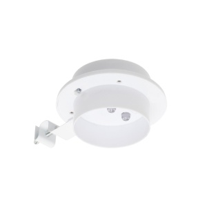 Lumină solară de grădină, pentru streașină, gard, 3 LED-uri albe calde, 2buc/cutie - Img 2