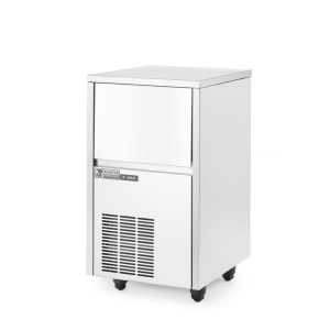 Masina cuburi de gheata, Master Frost & Hendi, otel inoxidabil, 28 kg/24 h, cub forma tip glont / 18 gr, 230 V/385 W, 400x460x(H)670 mm - Img 2