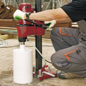 Masina de carotat, 2500W, 80-205mm, sistem apa, 700 rpm, cursa 45cm, Dedra - Img 4