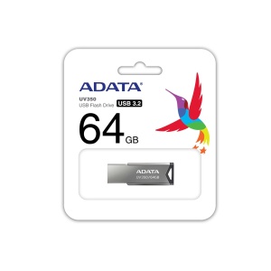 MEMORIE USB 3.2 ADATA 64 GB, clasica, carcasa metalica, argintiu, "AUV350-64G-RBK" - Img 3