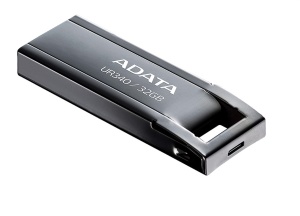 MEMORIE USB 3.2 ADATA UR340 32GB BLACK METALIC, "AROY-UR340-32GBK" - Img 3