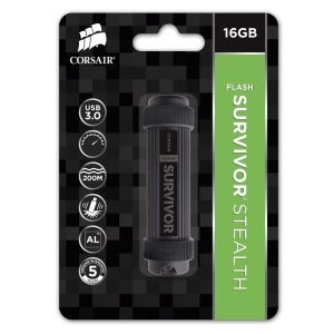 MEMORIE USB CORSAIR 64 GB, USB 3.0, cu capac, carcasa aluminiu, negru, "CMFSS3B-64GB" - Img 4