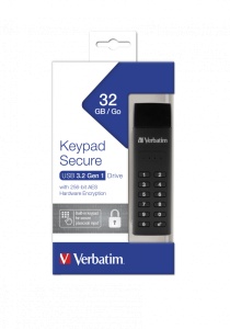 MEMORIE USB KEYPAD VERBATIM 32GB CU ENCRIPTIE AES 256-BIT USB 3.0, USB A "49427" - Img 2