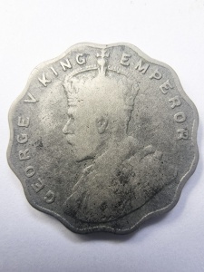 Moneda Coloniala - India Britanica - George V - 1 Anna 1919 - Img 2