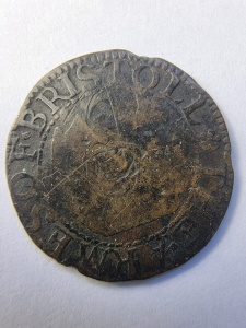 Moneda - Farthing Bristol, sec. XVII (1652–1670), Anglia