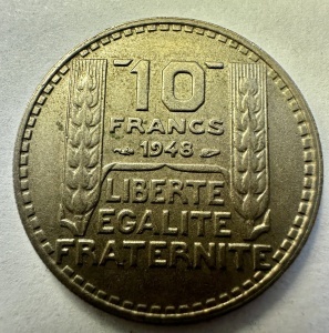 Moneda Franta - 10 Francs 1948