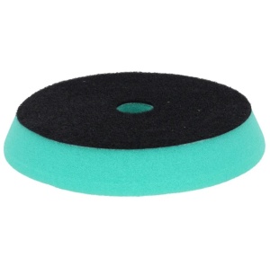 Nagyon kemény szivacsos polírozókorong, velco markolat, 150mm x 25mm, zöld, Dedra