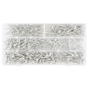 Nituri din aluminiu, set de 400 de bucati