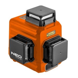 Nivela laser autonivelanta 3D, rosu, placa tinta, suport magnetic, acumulator si incarcator, cutie