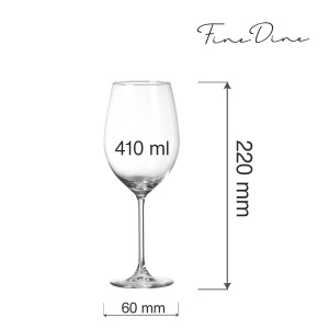 Pahar de vin Cantare, 410 ml Fine Dine - Img 2