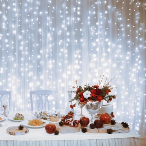 Perdea de lumini cu LED-uri, cu legare în serie, 2x3 m, IP44