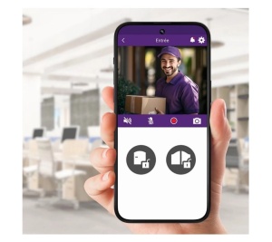Philips WelcomeEye Connect 3 videó ajtónyitó telefonkészlet, Wi-Fi, 7" érintőképernyő, 3K kamera, 3K éjjellátó, 3K, okostelefonos vezérlés, RFID és QR hozzáférés - Img 5