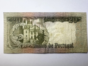Portugalia - 20 Escudos 1964 - Img 4