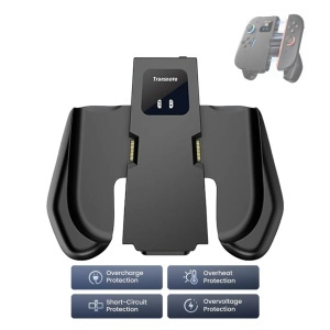 Powerbank / Grip incarcare Joy-Con Nintendo Switch 2, acumulator incorporat 1400mAh, Transnovo - Img 10