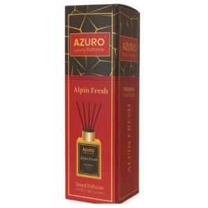 Prémium szobaillatosító bézs színű diffúzorral, 100ml, parfüm ALPIN FRESH, Azuro