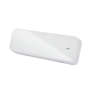 Radiator sticla alba, de perete, Smart, 2 trepte, 2000W - Img 1