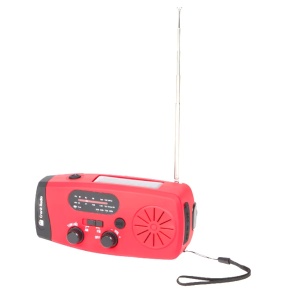 Radio Portabil de Urgență, AM/FM, Acumulator 4000 mAh, Încărcare Solară și Dinamo cu Manivelă, Lanternă LED, Sirenă SOS, Funcție Powerbank, USB-C - Img 2