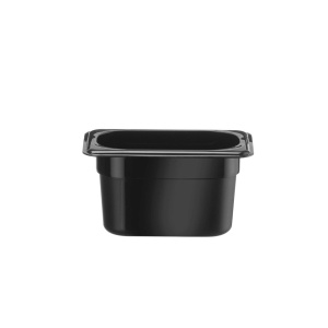 Recipient GN 1/9 175x107x(H)100mm Negru, Hendi