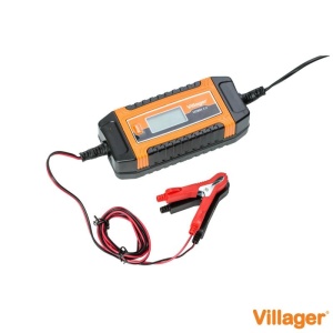 Redresor/incarcator acumulator auto/moto cu microprocesor, 6-12V, Villager VCBM 4.0 - Img 1
