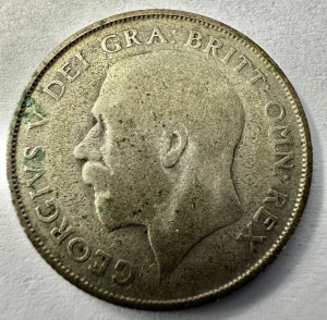 REGATUL UNIT - GEORGE V - ONE SHILLING 1926 - ARGINT - Img 3