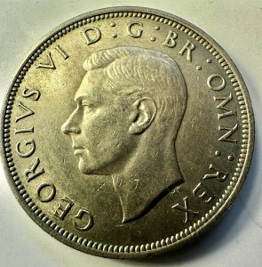 REGATUL UNIT - GEORGE VI - HALF CROWN 1947 - Img 2