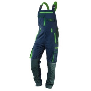 Salopeta de lucru PREMIUM, 62% bumbac, 35% poliester, 3% elastan, marimea XXL