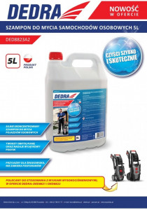 Sampon auto concentrat 5L , PH Neutru, Dedra - Img 2