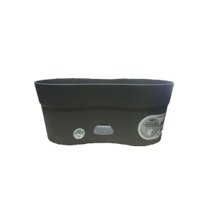 Set 10 ghivece duble pentru crestere ierburi aromatice, plante in casa sau exterior, rezistente UV, 25 x 12.5 x 11cm - Img 4
