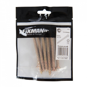 Set 10 suruburi fixare tamplarie PVC, 7.5 x 92mm, Fixman - Img 3