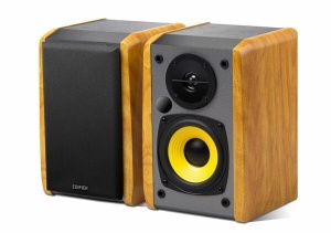Set 2 boxe active pentru PC, muzica ambientala, camera copii, 24W, sunet HI-FI, incinte lemn MARO, bluetooth, Edifier R1010BT - Img 6
