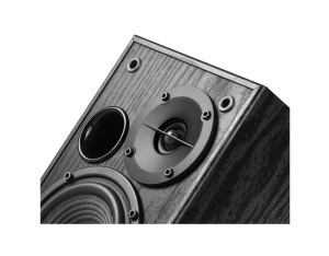 Set 2 boxe active pentru PC, muzica ambientala, camera copii, 42W, sunet HI-FI, incinte lemn, NEGRU, Edifier R1100-BK - Img 4