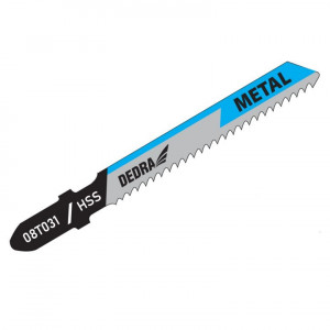 Set 2 panze profesionale taiat metal, pentru fierastrau pendular, 12 tpi, HCS, prindere T, 76.50 mm, Dedra - Img 2