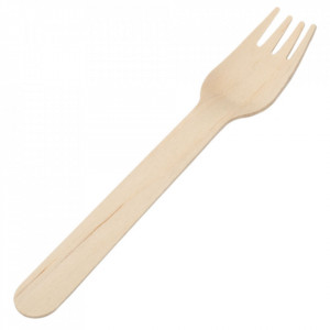 Set 25 furculite lemn ecologic, 16.5 cm, Pap Star - Img 3