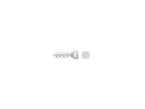 Set 250 dibluri nylon cu cap pentru prindere bride plastic tip soricel, 6 x 25mm, cap mic, Celo - Img 1