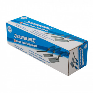 Set 3 mistrie zidarie, 13, 38, 51mm, maner PVC, Silverline - Img 3