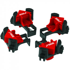 Set 4 cleme tamplarie cu fixare la unghi 90 grade, 5.22mm, Dedra - Img 1